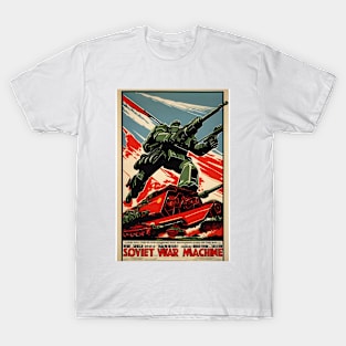 Soviet warrior robot T-Shirt